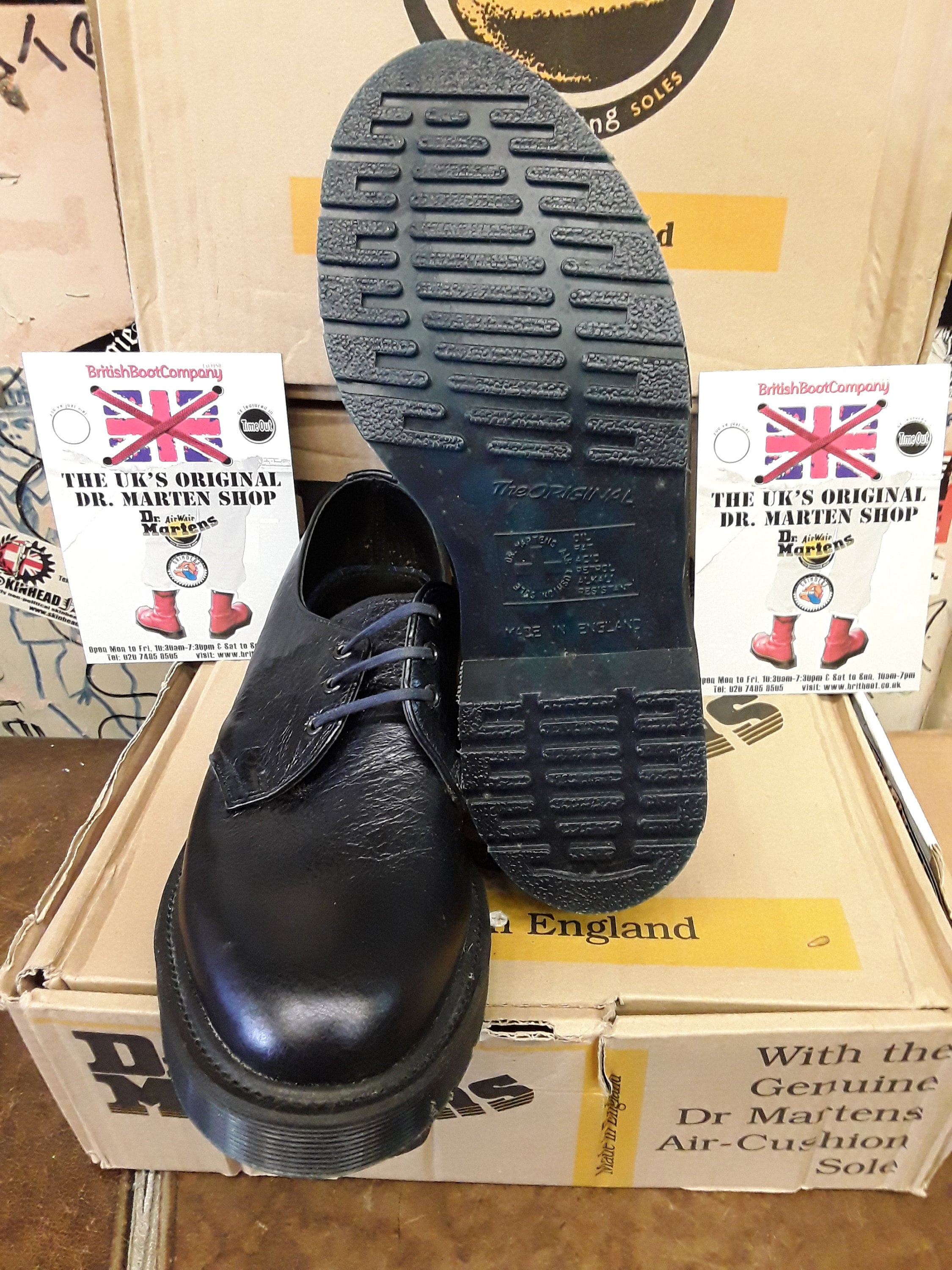Dr Martens 1461 Made in England Navy Analine Various Sizes - Etsy