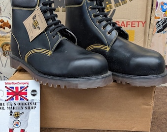 ドクターマーチン 英国製 7ホール インダストリアル スチールトゥ
