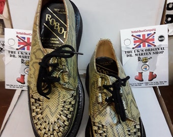 Robot George Cox Creeper, Size UK 5.5-8,made in England, Natural