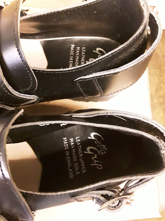 Dr Marten Getta Grip / Size UK4 / Made in England / Black Buckle