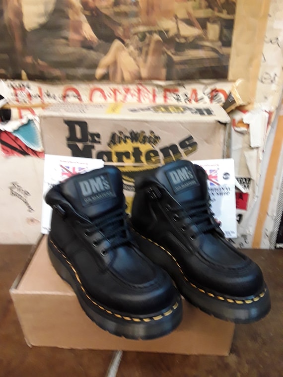 Dr Martens Black Waxy, Size UK5, Vintage 90's, Made in England