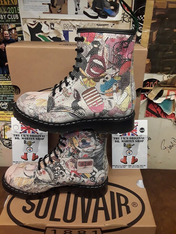 Solovair 8 Hole Mosaic Design 7 Made in England Size 6 - Etsy