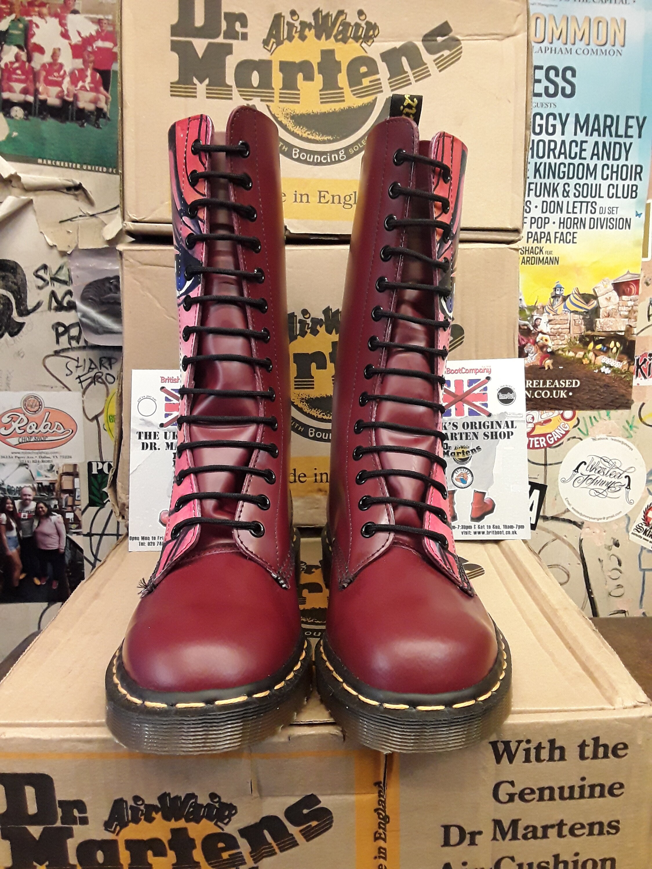 Dr martens 1914 cherry red deals