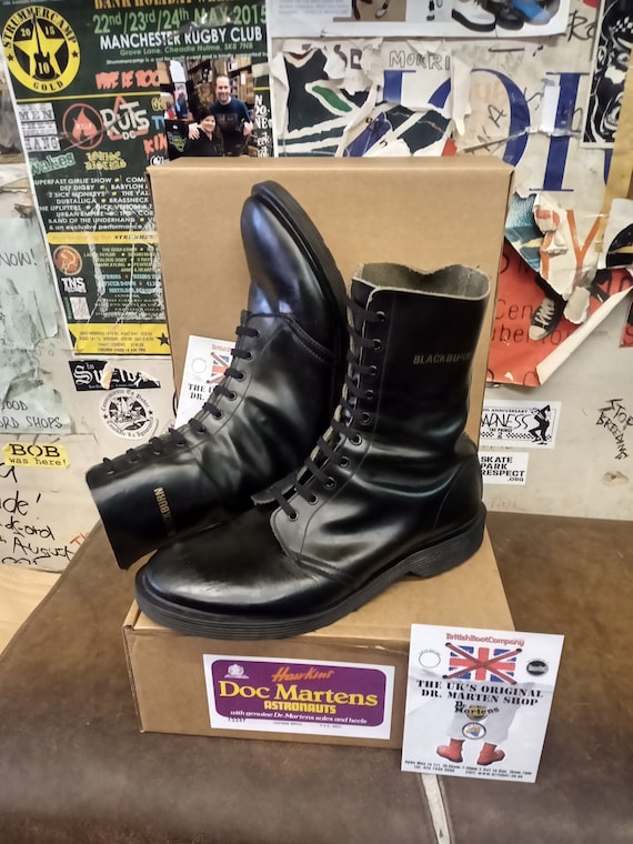 Hawkins Dr Martens Blackburn 10 Hole Made in England Size 10 - Etsy UK