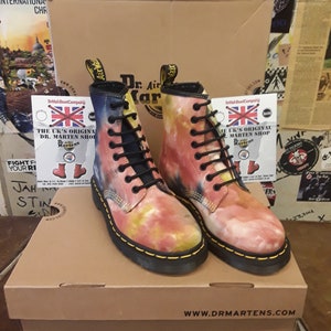 Dr Martens Multi Acid Canvas 8 Hole Sizes 3 and 4