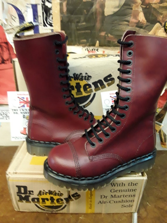 Dr Martens 1460 Made in England Cherry 8 Hole Various Sizes 