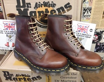 Dr Martens 1460z Tan Analine Made in England Size 6