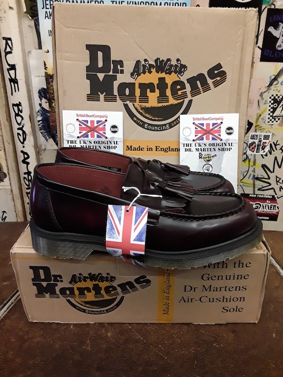 Dr Martens Made In England Adrian Burgundy Size 10 - image 1