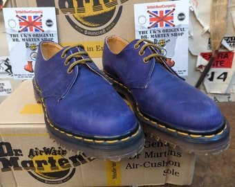 Dr Martens 1461z Ben Purple Crazy Horse Made in England Size 6