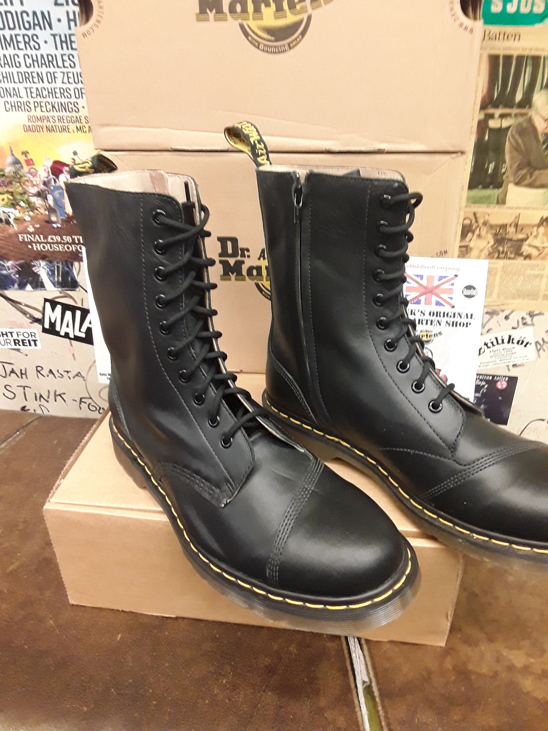 Dr Martens Zip Boot, Size UK11, 10 Hole Yoji Limited Edition Dr Martens Zip Boot, Size UK11, 10 Hole Yoji Limited Edition