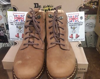 Bota Dr Martens Tan Saxon Talla 10 Etsy Mexico
