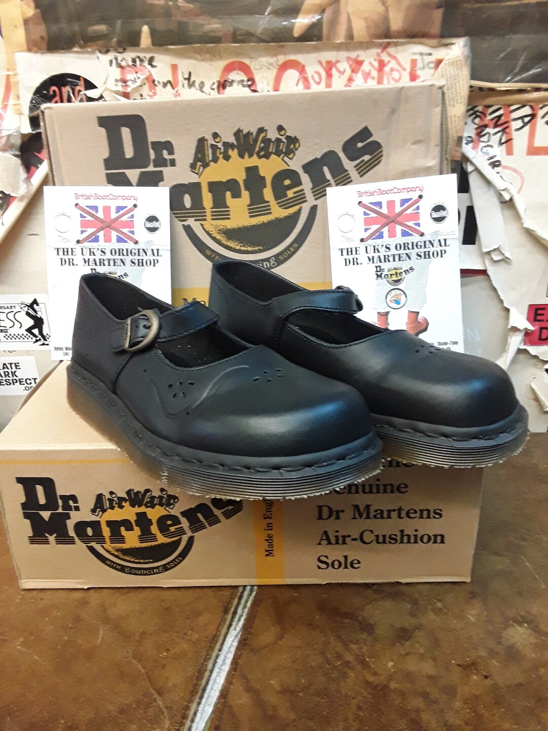 Dr. Martens ブラック メリージェーン BUZZ メリージェーン シューズ