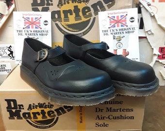 Dr Martens Mary Jane 9a32 Black Made in England Size 6