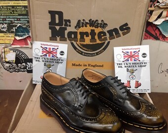 Dr Martens Brogue Shoes, Size UK4, Made in England, Vintage