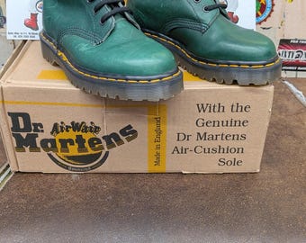 靴/シューズ DR.MARTENS 80s AIR WAIR 3EYE SHOE GREEN サイズ25.0cm