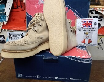 George Cox Sand Suede Creeper Boot Made in England Size 7 - Etsy George Cox Sand Suede Creeper Boot Made in England Size 7 - Etsy