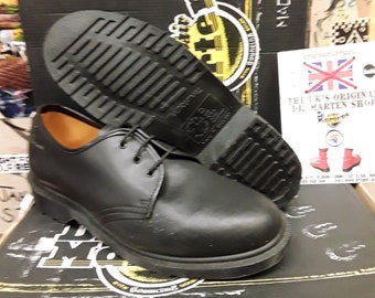 Vintage Dr. Martens Royal Mail Steel Toe England Shoes Black Vintage Dr. Martens Royal Mail Steel Toe England Shoes Black