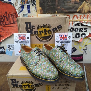 Dr Martens 1461 Green Multi Fruits Made in England Size 7