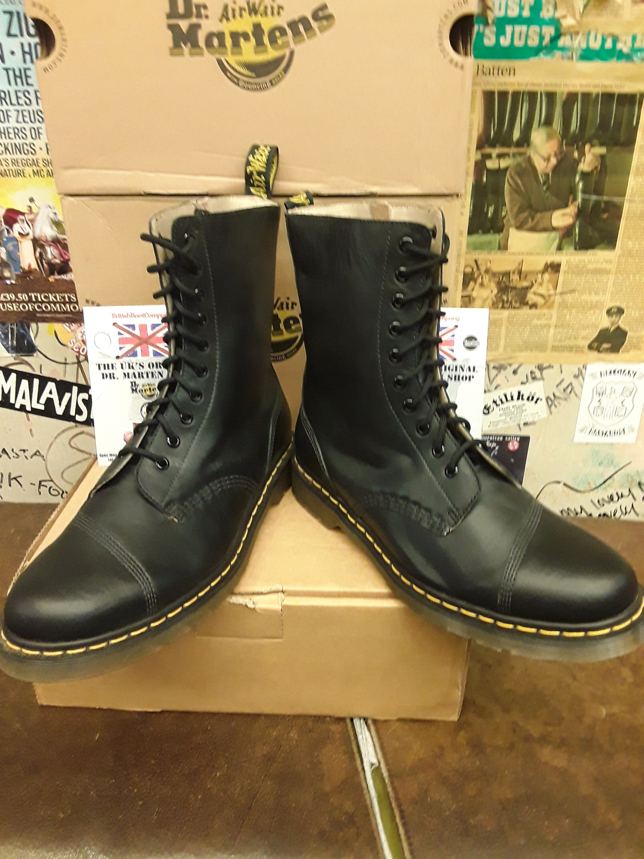 Dr Martens Zip Boot, Size UK11, 10 Hole Yoji Limited Edition - Etsy
