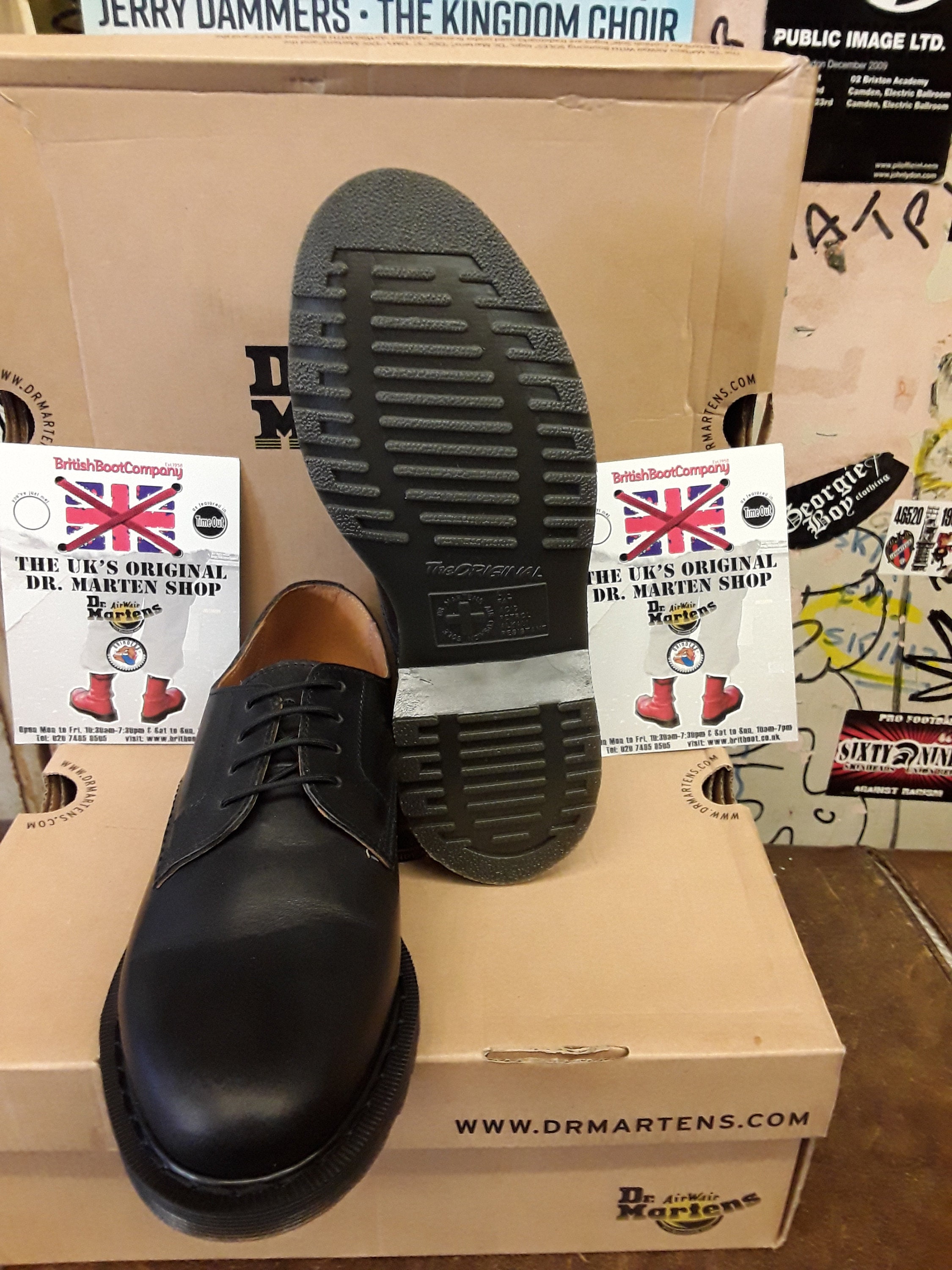 Dr Martens Octavius Size UK6 Gunmetal Leather Shoes Etsy UK