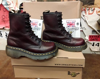 Dr Martens 8795 Red Vintage Thick Sole Size 3 - Etsy