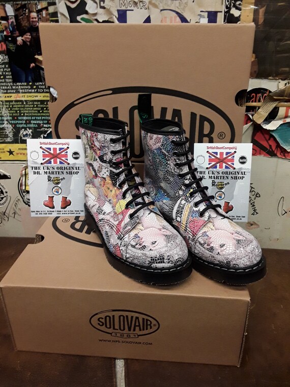 Solovair 8 Hole Mosaic Design 4 Made in England Size 6 - Etsy