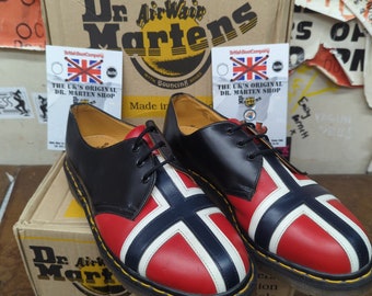 Dr Martens 1461 Norway Flag Made in England Size 10