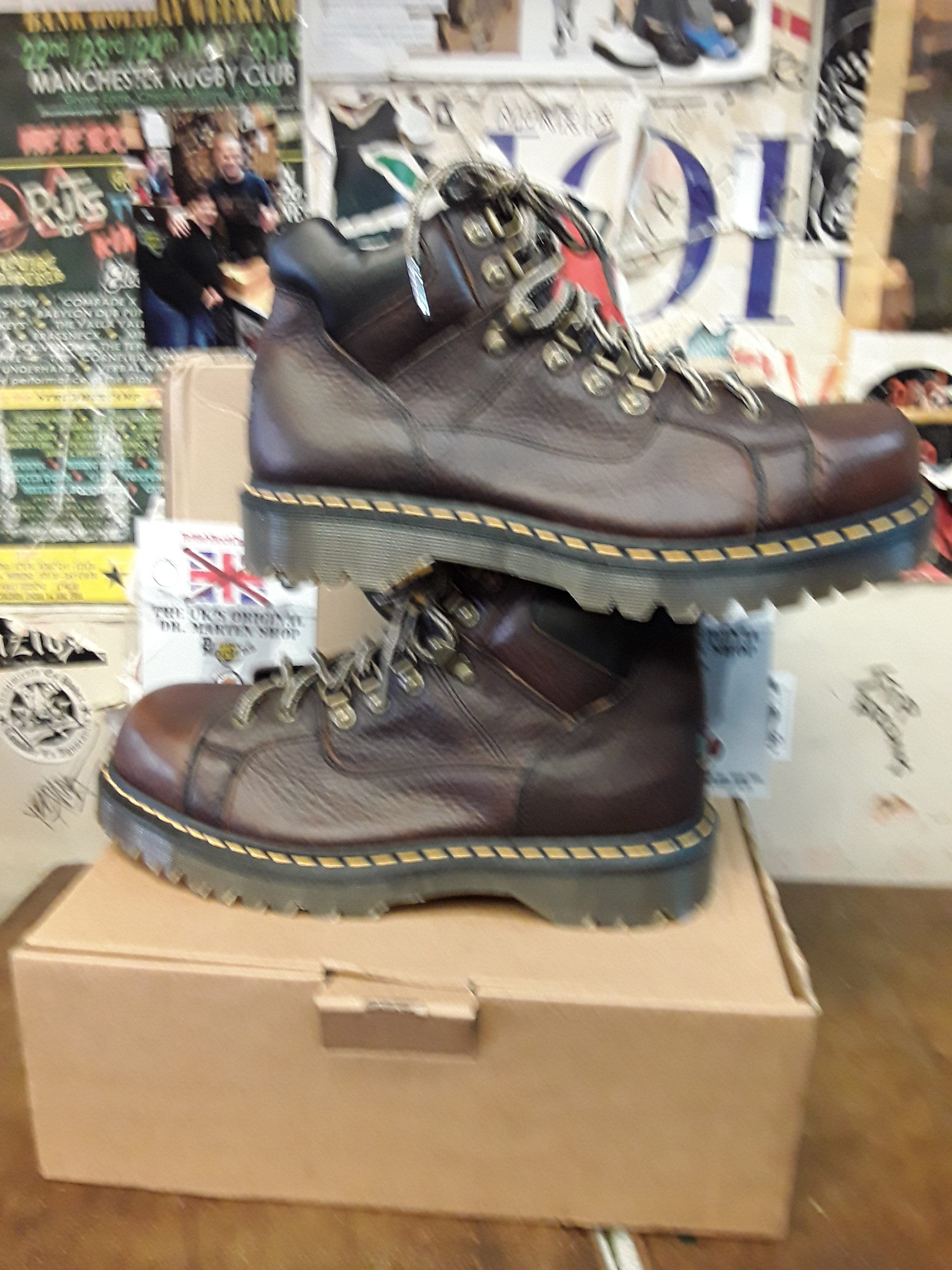 Dr Martens 9728 Bark Grizzly Hiking Boot Made in England 