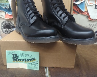 Solovsir Dr Martens 985 Black 6 Hole Made in England Size11