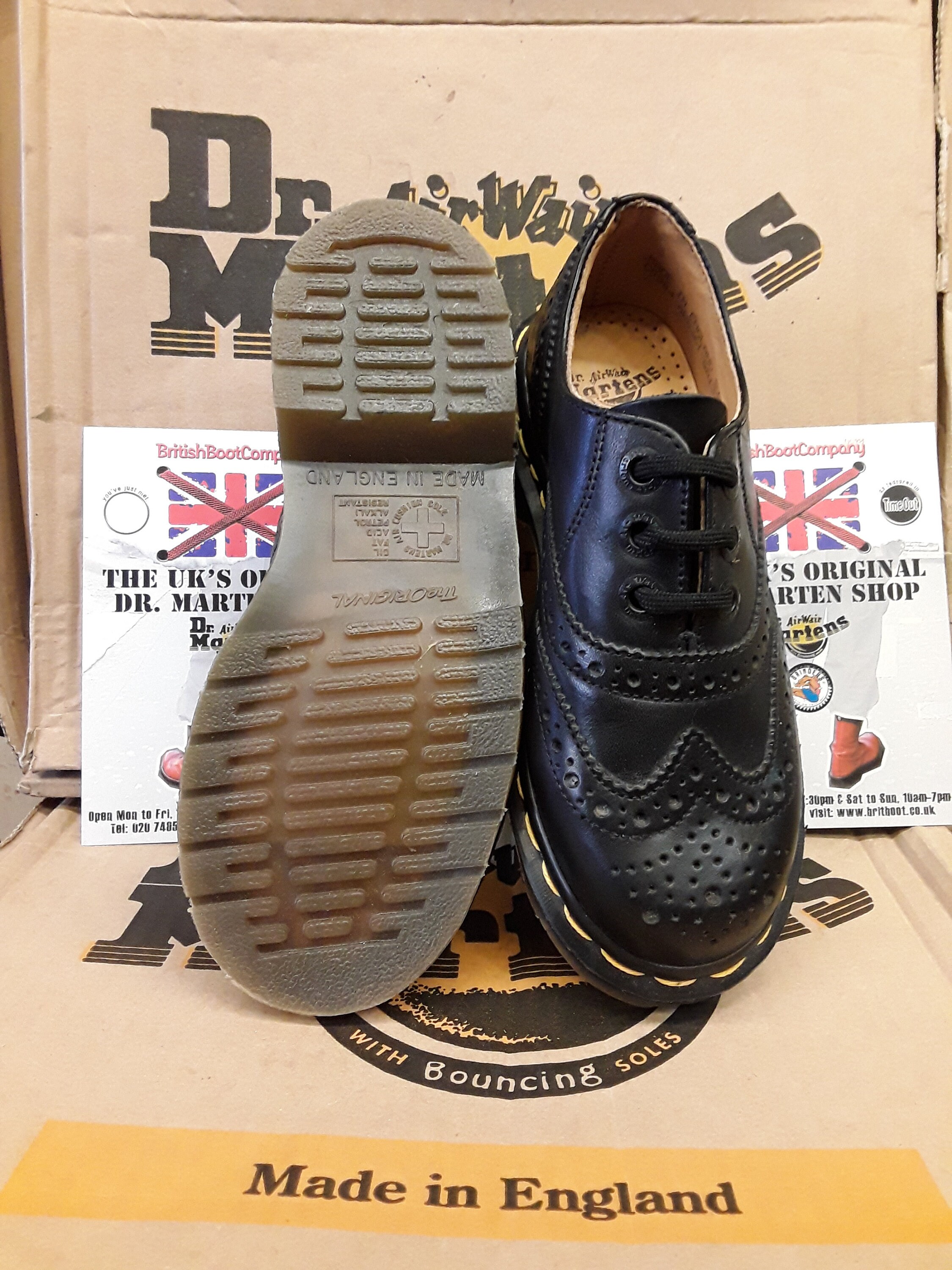 *Made in England* Dr.Martin 革靴 UK5サイズ Dr Martens Made in England 3 Eyelet Padded Collar Shoe Size