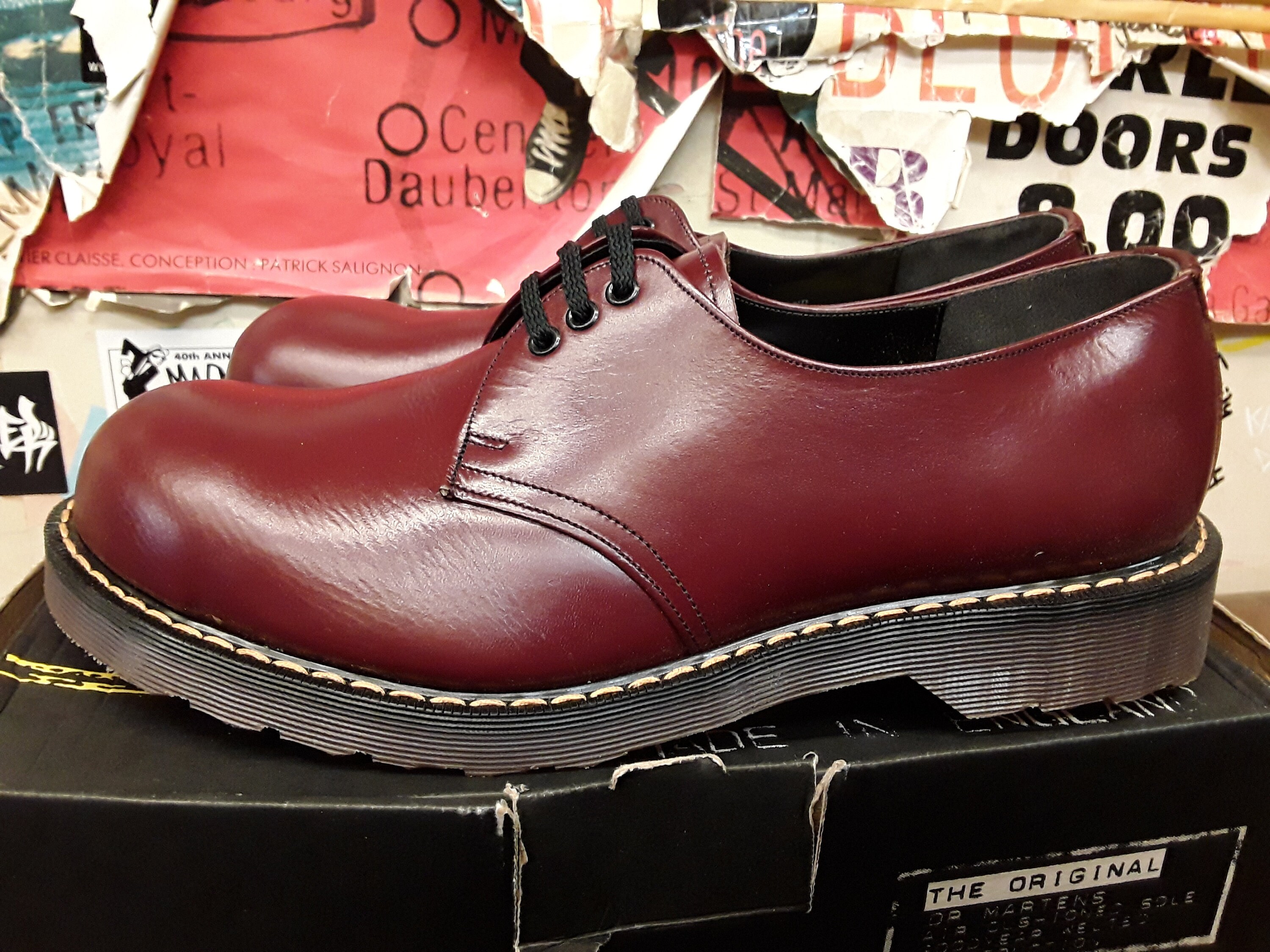 Dr Martens Cherry Red Vintage 3 Hole 