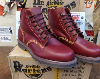 Dr Martens 983 Oxblood 6 Hole Made in England Size 8