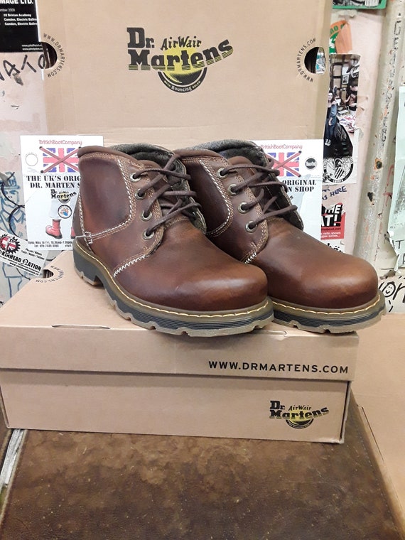 Dr Martens Luke 4 Hole Size 8 Brown Leather - Etsy