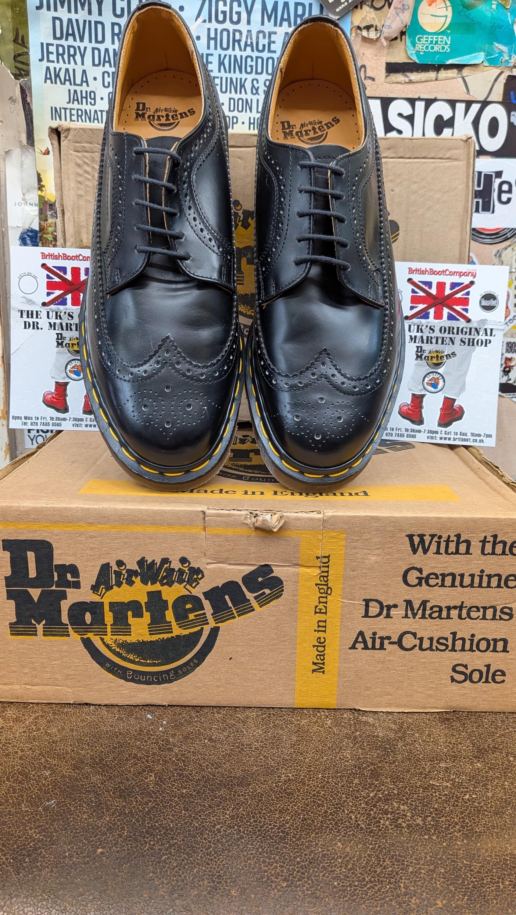 Dr Martens 3989 Vintage Made in England Brogue Shoes - Etsy