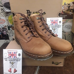 Dr Martens Tan Saxon Boot Size 10