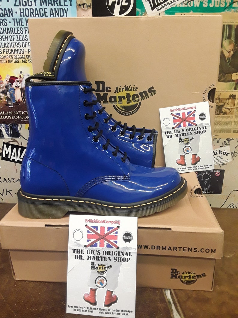 blue light card doc martens