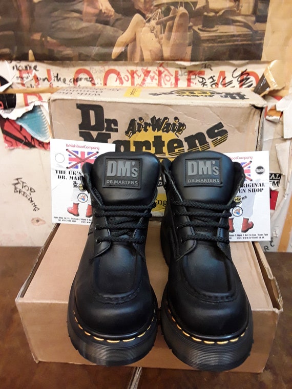 Dr Martens Black Waxy Gr e UK5 Vintage 90er Jahre Made in
