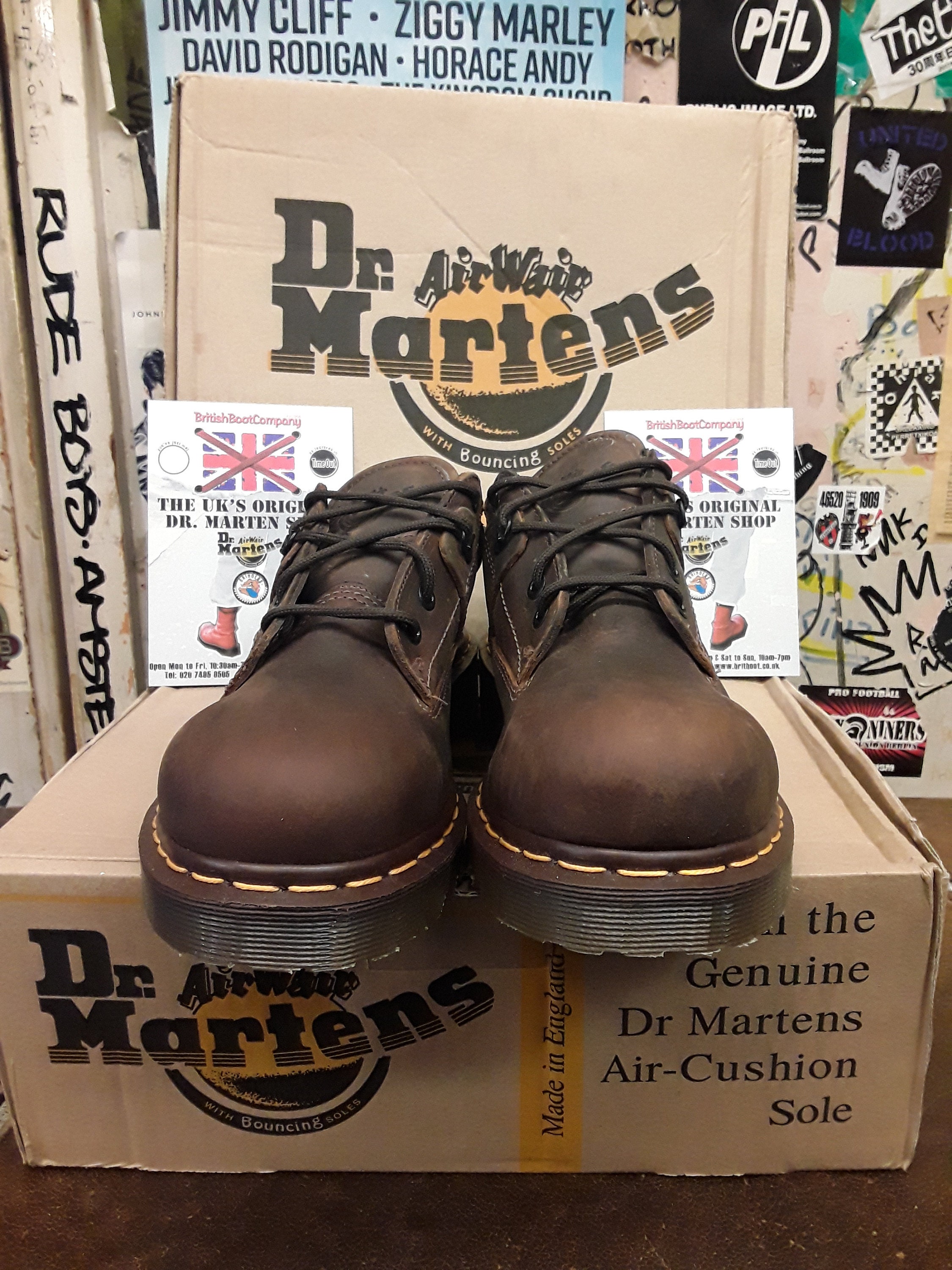 Dr Martens Aztec 4 Hole Steel Toe Made in England Shoes Size - Etsy Canada