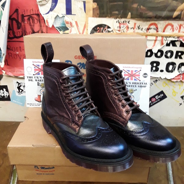 Dr Martens Antony 3 Tone Brogue Boot Made in England Size 6