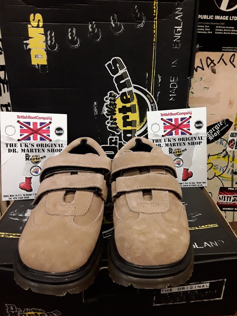 dr martens velcro shoes