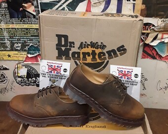 Dr. Martens 除菌済み　4ホール　UK7 1561 クレイジーホース ドクターマーチン 1561 イングランド製 ビーチサンド クレイジーホース