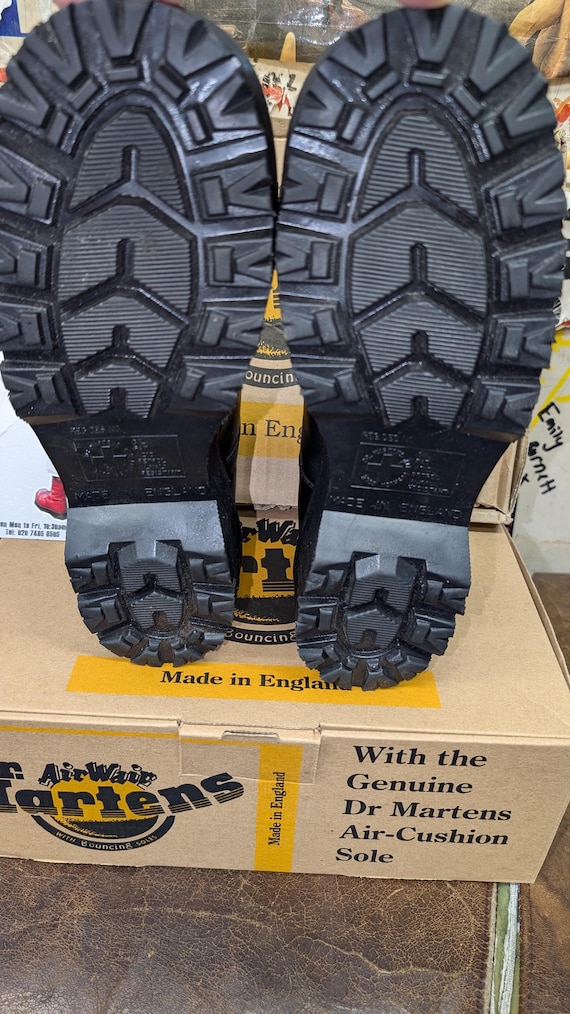 Dr Martens 2225 Black Waxy 3 Hole Steel Size 6 - Etsy