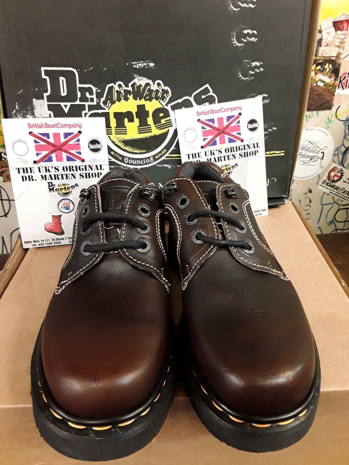 Dr Martens 9383 Brown Shoe Size 5 Made in England Etsy
