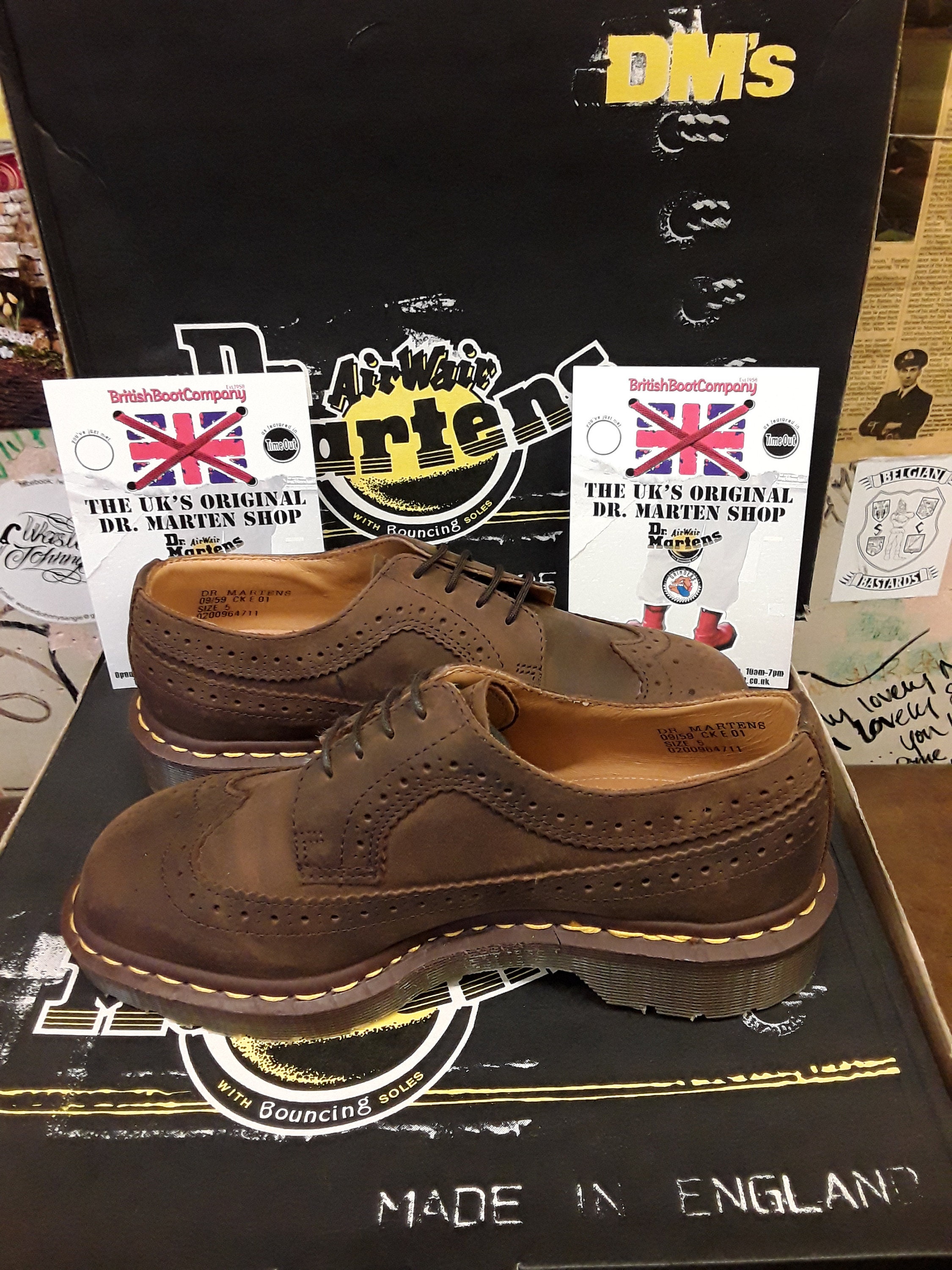 Dr Martens Vintage 90's Size UK4.5-5 Made in England - Etsy Canada