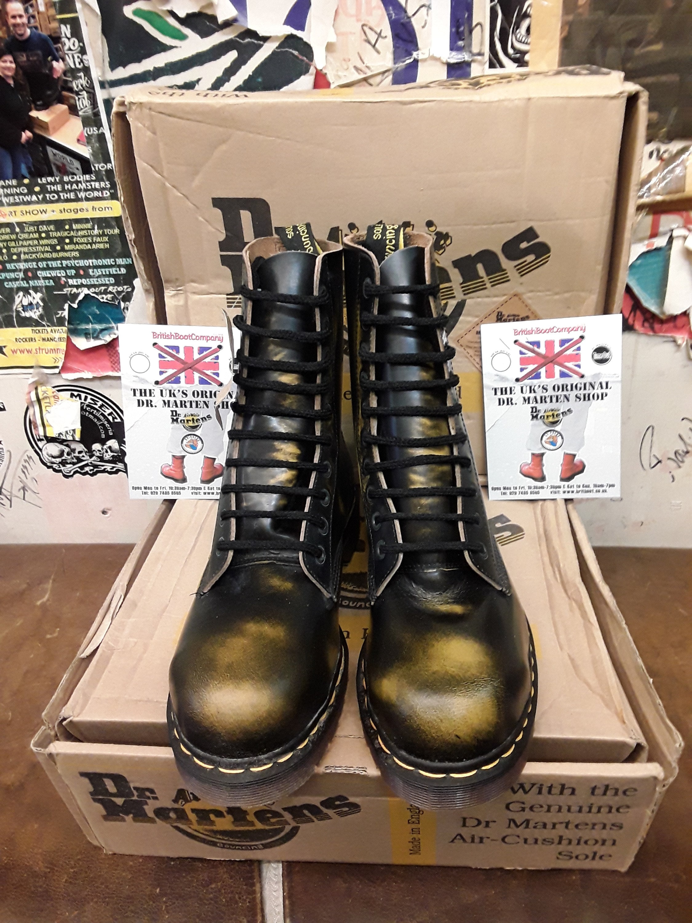 Dr Martens Vintage 1919 Size UK 468 / Vintage Boots Made in 