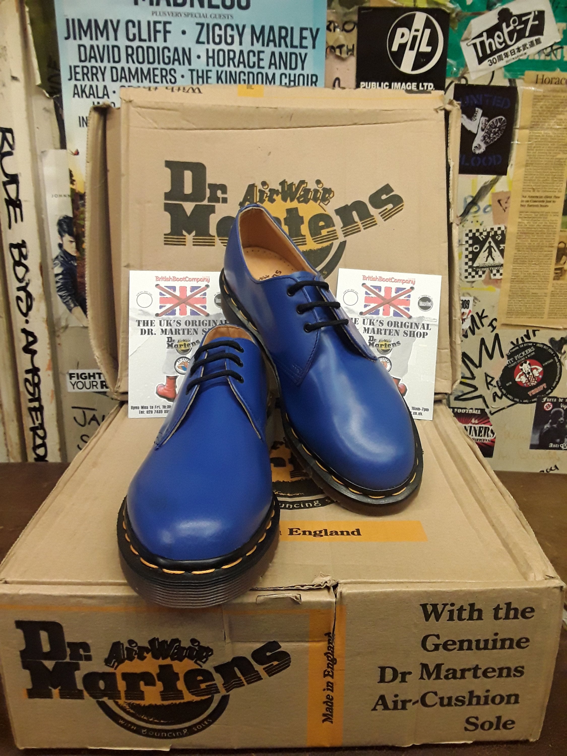 Doc martin blue sneakers top