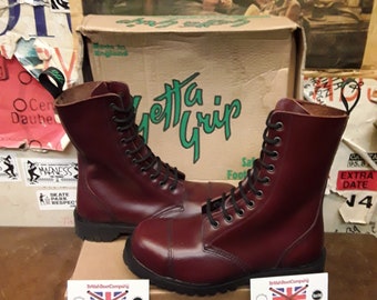 ゲッタグリップ ヴィンテージ 90年代、サイズ UK6.5、オックスブラッド