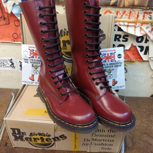 Dr Martens 1914 Kirsche 14 Loch Made in England GroBe 12 cm Etsy