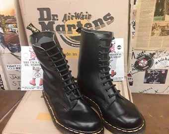 Dr Martens 1490z、イギリス製、サイズ UK 2.5-5、ブラック レザー
