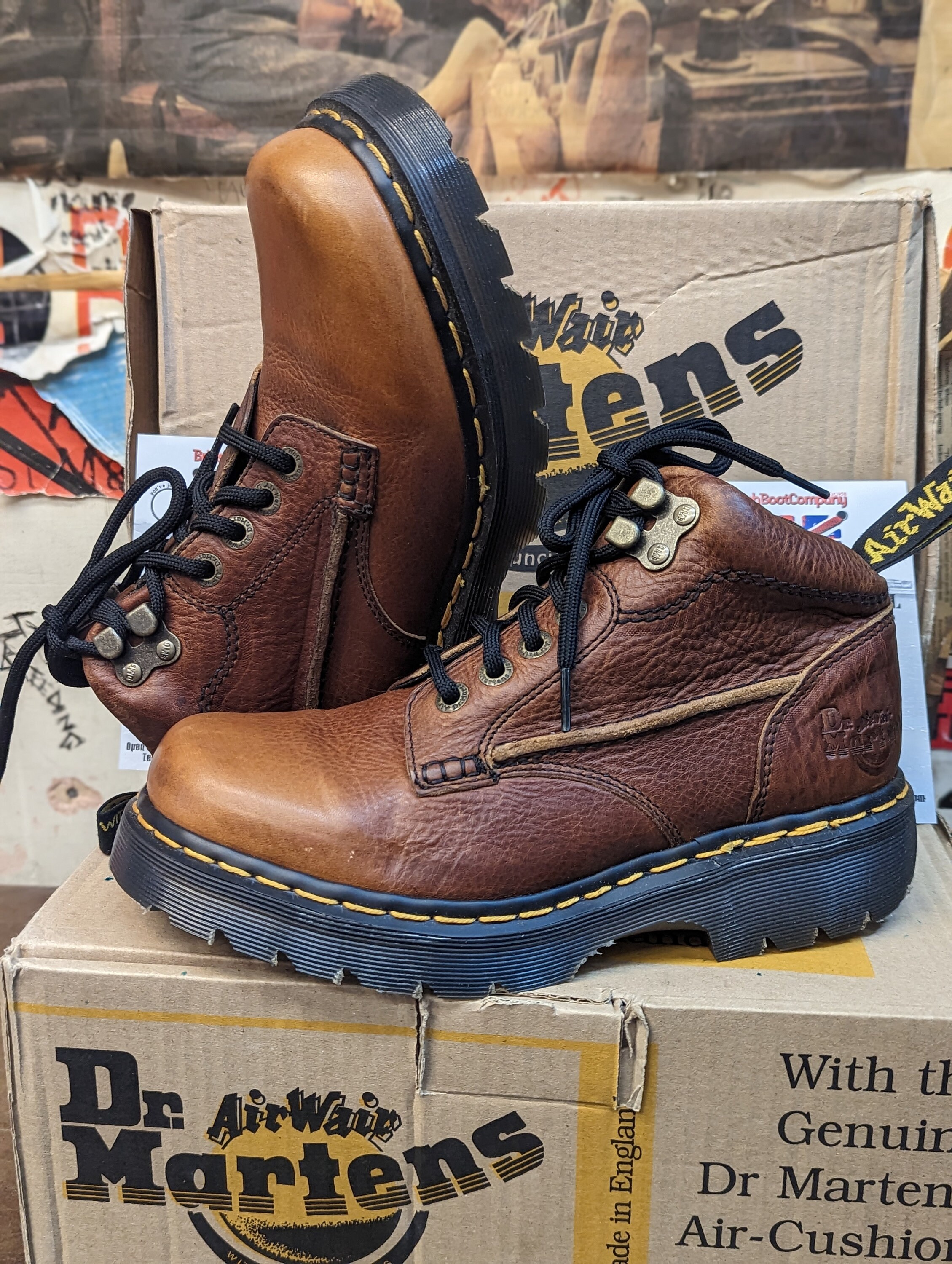 Dr Martens 8A19 Made in England Peanut Boot Various Sizes - Etsy